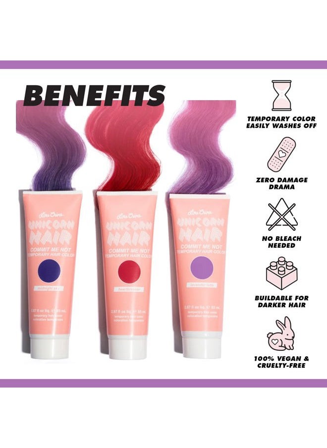 Lime Crime Temporary Hair Color, Lavender Latte - Damage-Free Semi-Permanent Hair Color Conditions & Moisturizes - Temporary Hair Tint Kit Has A Sugary Citrus Vanilla Scent - Vegan & Cruelty-Free  - Image 3