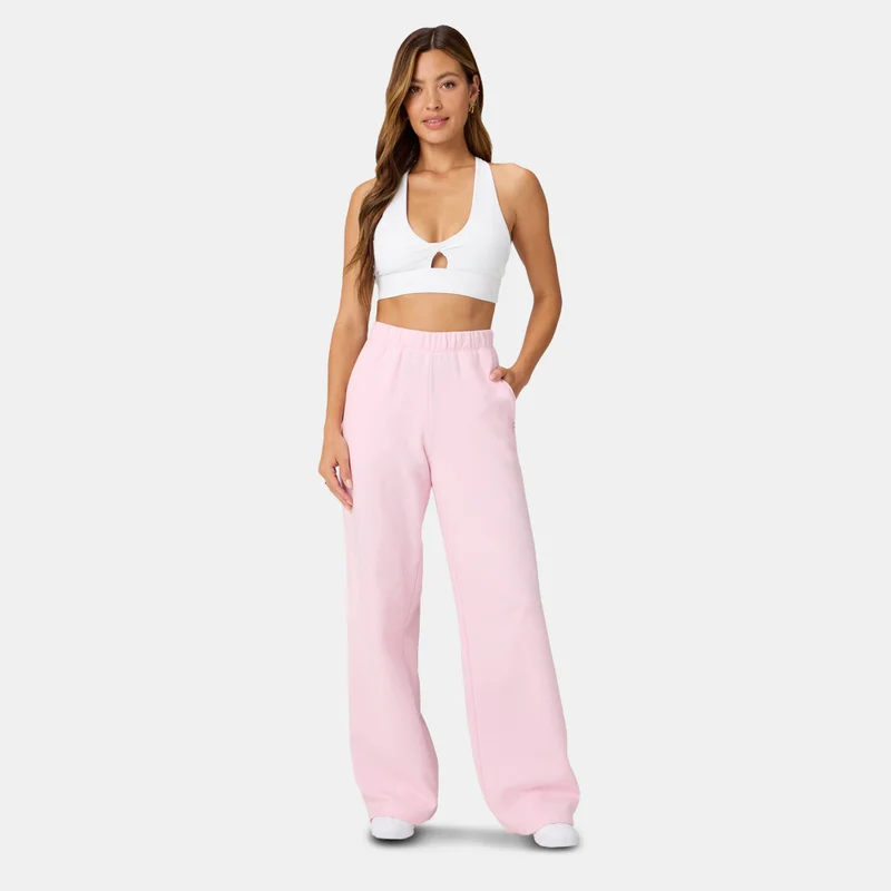 Fabletics Pink Women's Cozy Fleece Wide-Leg Sweatpants for Women | Best Price UAE