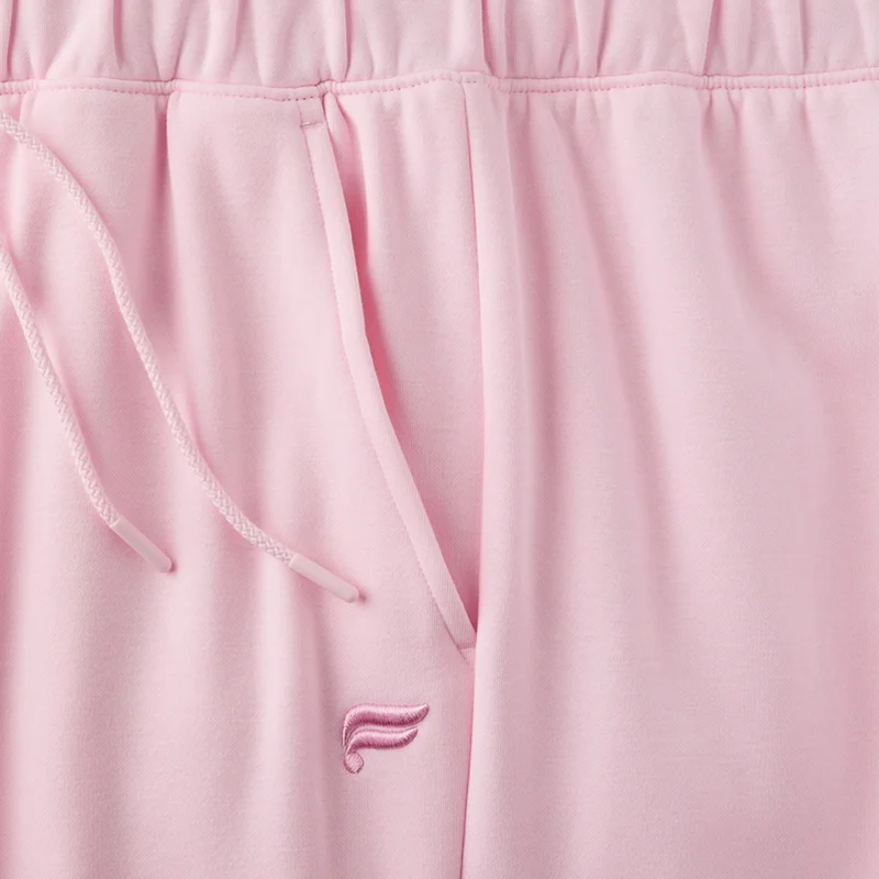 Fabletics Pink Women's Cozy Fleece Wide-Leg Sweatpants for Women | Best Price UAE