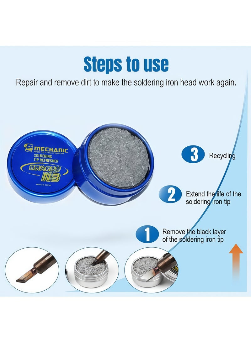 MECHANIC Oxidation Repair Paste For Soldering Iron Head Soldering Tip Cleaning Soldering Tip Cleaner Mechanical Soldering Tip Repairer Cleaning Solder Iron and Tips - Image 3