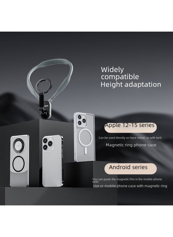 Magsafe Magnetic Mobile Phone Hanging Neck Bracket Quick Disassemble First View Shock Absorbing Spot - Image 4