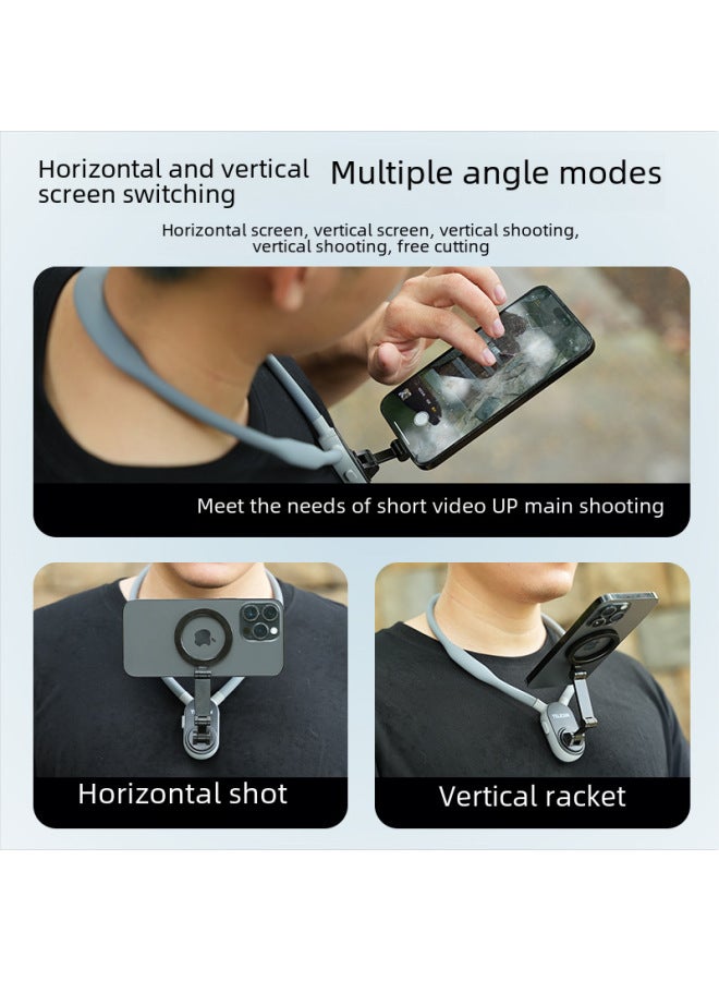 Magsafe Magnetic Mobile Phone Hanging Neck Bracket Quick Disassemble First View Shock Absorbing Spot - Image 3