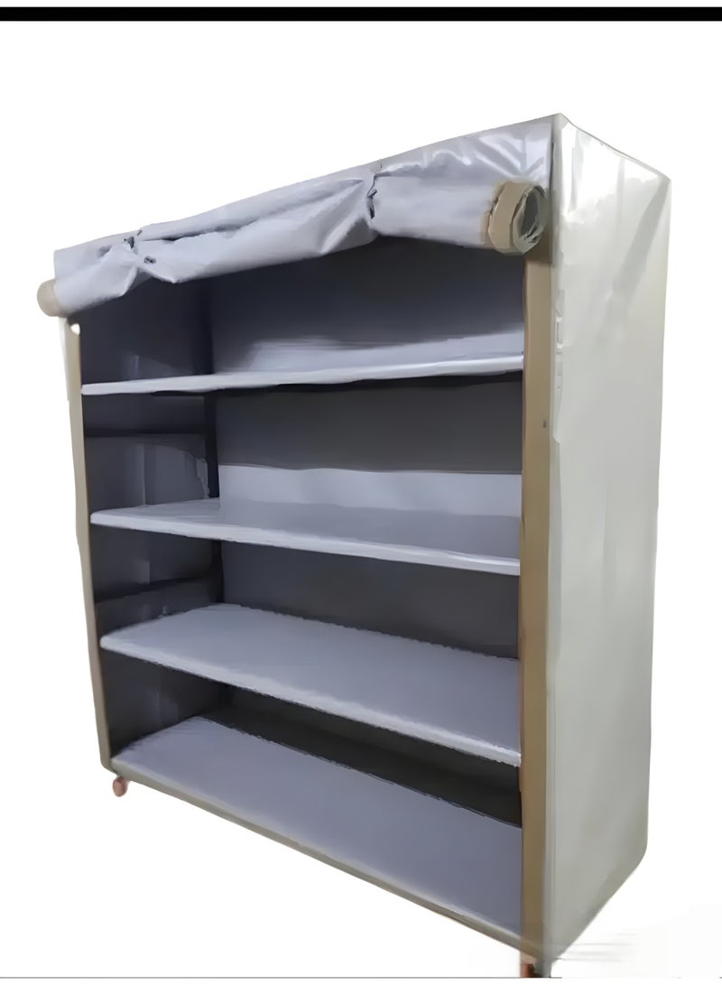 TIITAS Portable Folding Storage Cupboard – Large Capacity 200x200x70cm, Durable & Practical Wardrobe Organizer with High-Quality Material for Home, Bedroom ,Office & Outdoor - Image 3