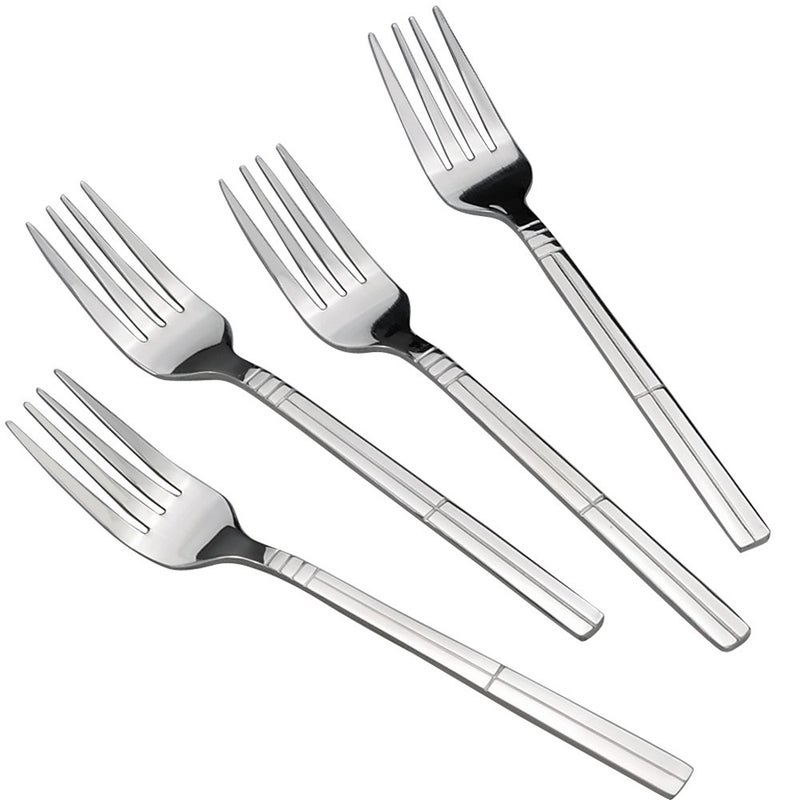 Saedy 12 Piece Dessert Forks Stainless Steel Salad Fork Set