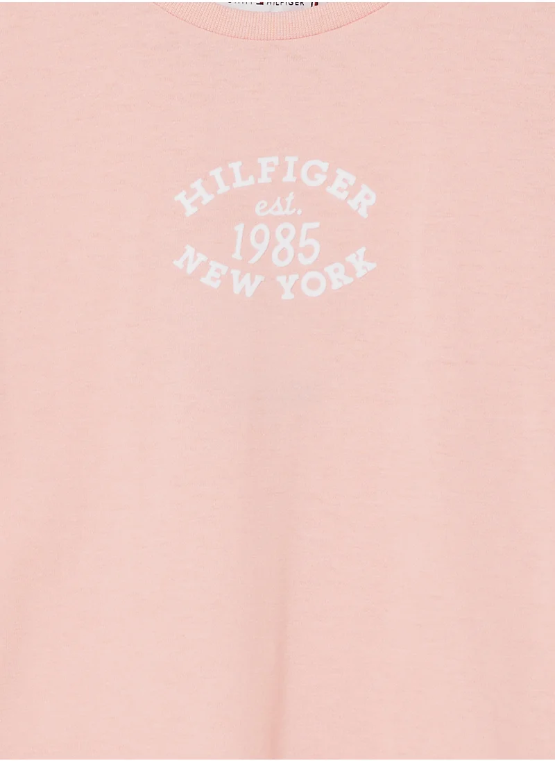 TOMMY HILFIGER MONOTYPE FLOCK REG TEE SS