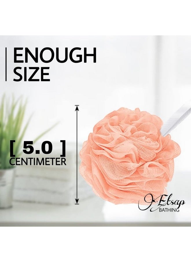 RIXTEC ETSAP Premium Bathing Round Loofah for Men and Women (Pack of 2)(color may very)  - Image 3
