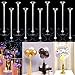 Efay Balloon Sticks with Base 10 Pack 17Tall Clear Balloon Stick Stands Holder for Table Top Centerpieces for 10 to 24 inch Balloons Banquet Decor for Birthday Wedding Thanksgiving Bridal Shower Party - Image 3
