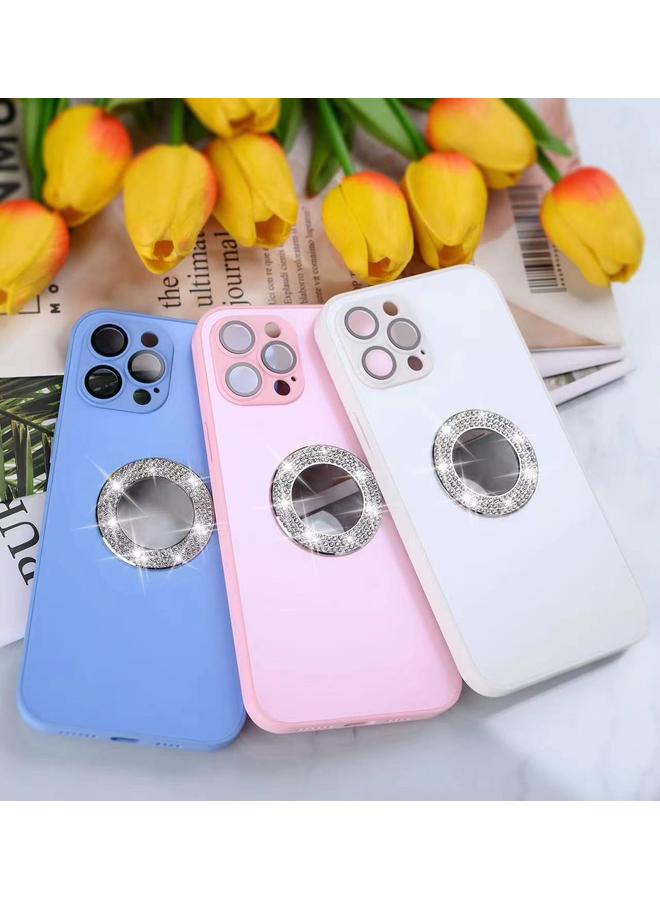 S-TOP Case For iPhone 15 Plus Diamond Frosted Glass PC Phone Case - Image 4