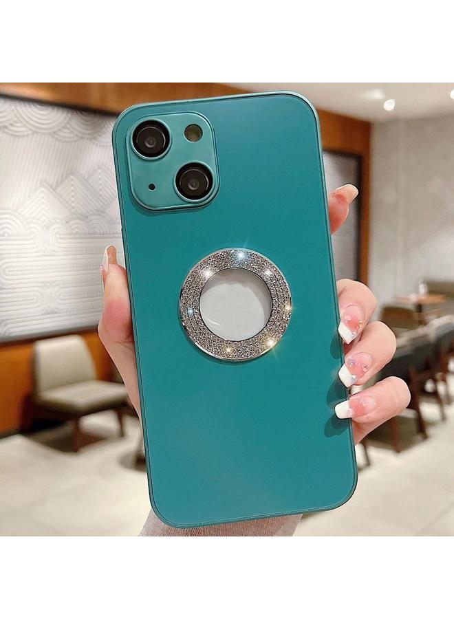 S-TOP Case For iPhone 15 Plus Diamond Frosted Glass PC Phone Case - Image 1