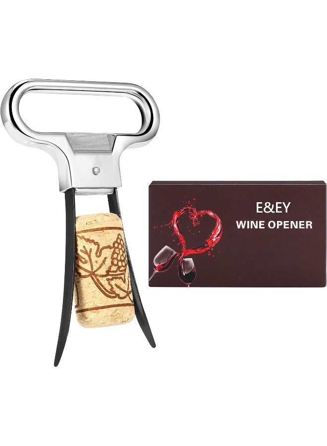 E&Ey EAndEy Ah-So Wine Opener Corkscrew Wine Bottle Opener Two-Prong Cork Puller  - Image 2