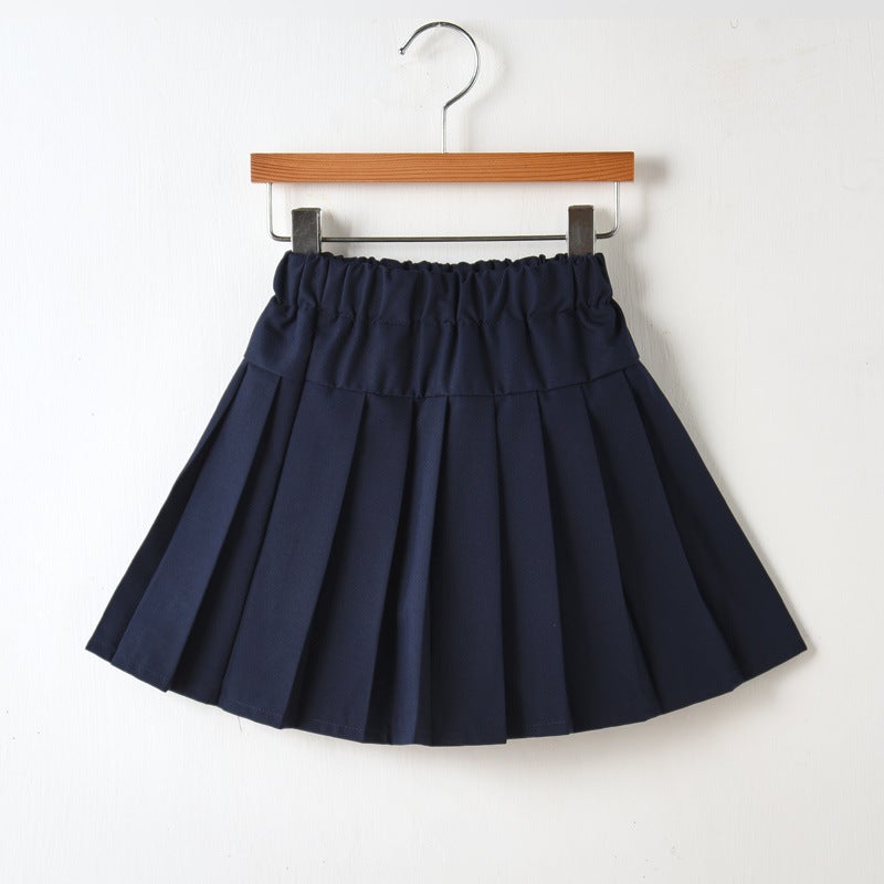 Middle And Big School Students Black Red School Uniform Skirt Performance Children'S Short Skirt Girls Pleated Skirt Skirt - Image 2