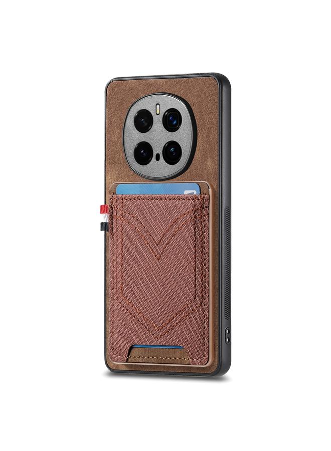 S-TOP Case For Honor Magic7 Pro Denim Texture Leather Skin Phone Case with Card Slot - Image 1
