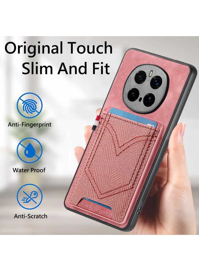S-TOP Case For Honor Magic7 Pro Denim Texture Leather Skin Phone Case with Card Slot - Image 5