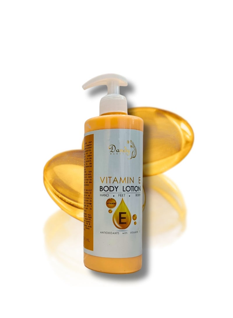 DANDY Body Lotion Skin Softening and Nourishing lotion 500ml (Vitamin E)