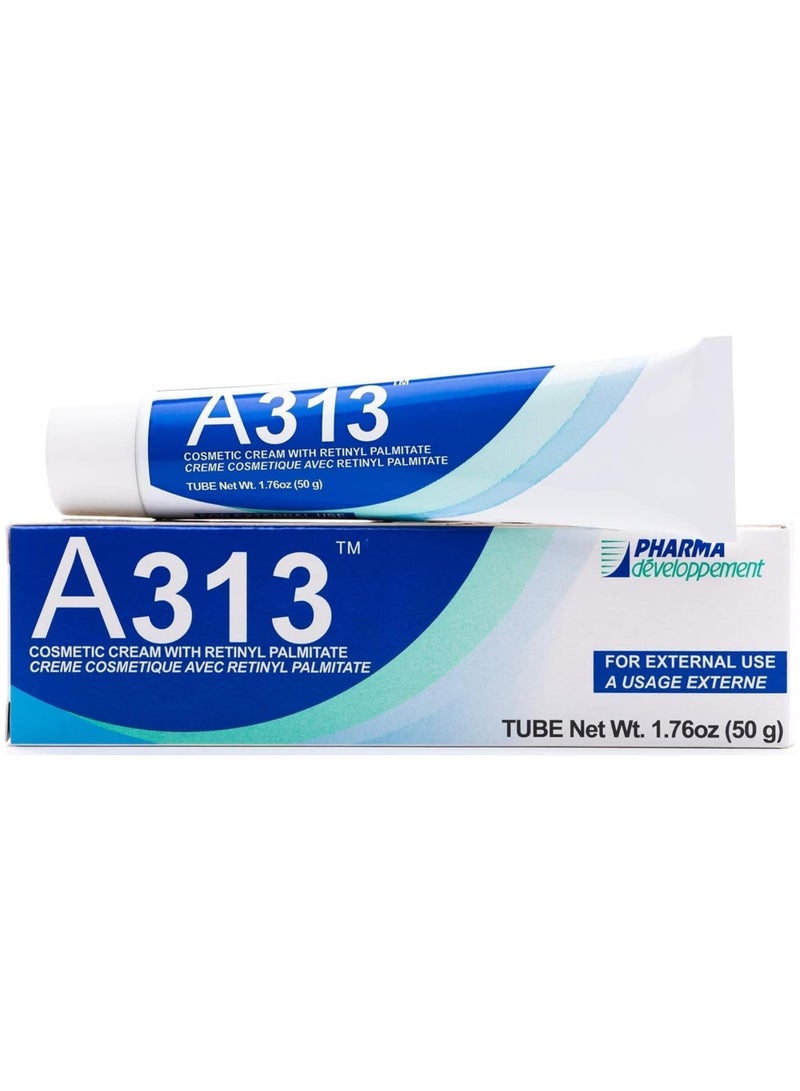 A313 French Pharmacy Vitamin A (Retinoids) Lightweight Face Cream for Anti-Aging, Reduce Wrinkles, Prevents Acne Breakouts, and Hyperpigmentation - Skincare for Smooth, Radiant Skin - 50g Cream