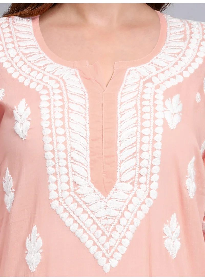 الايا كورتي نسائي مطرز يدوياً شكنكاري من القطن - AL3723