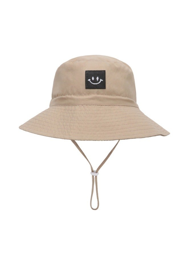 NIBEMINENT Baby Sun Hat Smile Face UPF 50+ Toddler Bucket Hat for Boys Girls 0-6 Years - Image 1