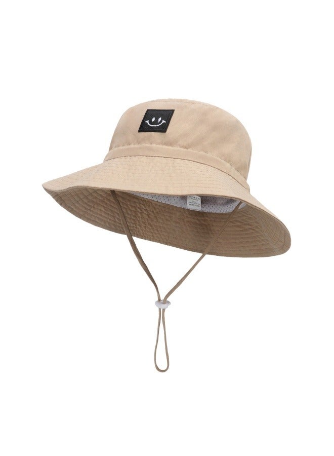 NIBEMINENT Baby Sun Hat Smile Face UPF 50+ Toddler Bucket Hat for Boys Girls 0-6 Years - Image 2