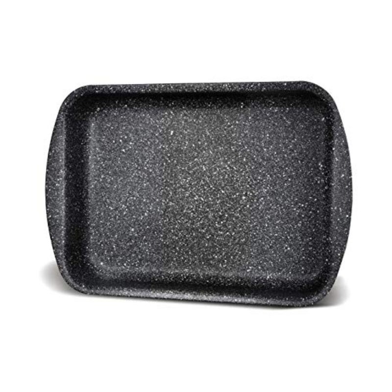 Lasagna roaster for baking and roasting, granite nonstick, gray, PFOA lead free, dishwasher oven safe, carefree use - Image 1