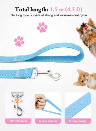 Adjustable Cat Harness Vest Custom Mesh Escape Proof Cat Harness and Leash Set for Walking - view 3