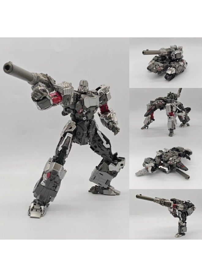 null - Mingxi Transfiguration Toy MX-6601 Four Transformations SS Original Large Alloy Version Old Wei MX-6602 Rhino Children's Robot-Color:Minxi 6602 Rhino - Image 1