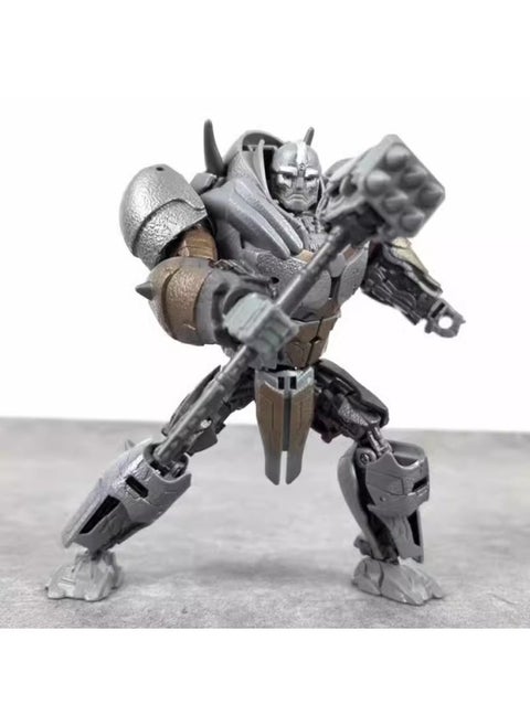Mingxi Transfiguration Toy MX-6601 Four Transformations SS Original Large Alloy Version Old Wei MX-6602 Rhino Children's Robot-Color:Minxi 6602 Rhino
