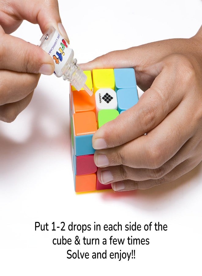 Cubelelo Drift Warrior 3x3 & Premium Cube Lubricant Combo | Speed Cube Set for Fast, Smooth, Professional Solving | Ultimate Kit for All Your Speedcubing Needs Multicolor for Kids, Adults All Ages - Image 2