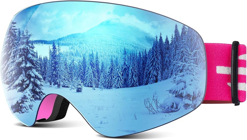 LOEO Kids Ski Goggle, Snow Ski Goggles for Kids Youth Teens Boys and Girls from 5-14 - Image 1