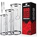 mancola mancola BBQ Net Tube-Rolling Grilling Basket,Rolling Grilling Baskets for Outdoor Grilling,Round Stainless Steel BBQ  - Image 2