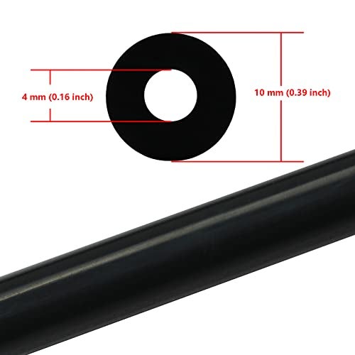 Ucreative 10FT ID 5/32" (4mm) High Temperature Silicone Vacuum Tubing Hose 130PSI Max Pressure Black - Image 2