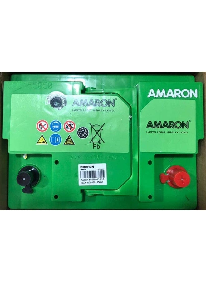 Amaron Amaron Car Battery (12V 55Ah DIN55/55559) - Image 3