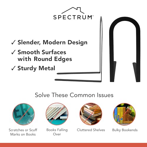 Spectrum Diversified Elements Bookends, Black - Image 3