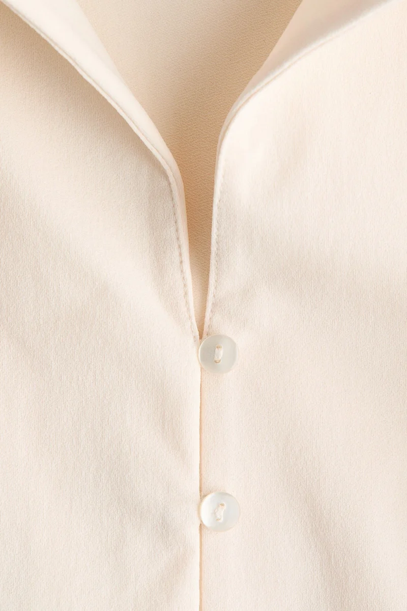 H&M Collared button-front top