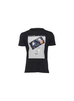 BiggDesign Faces Space Lovers Man T-Shirt-Large Size