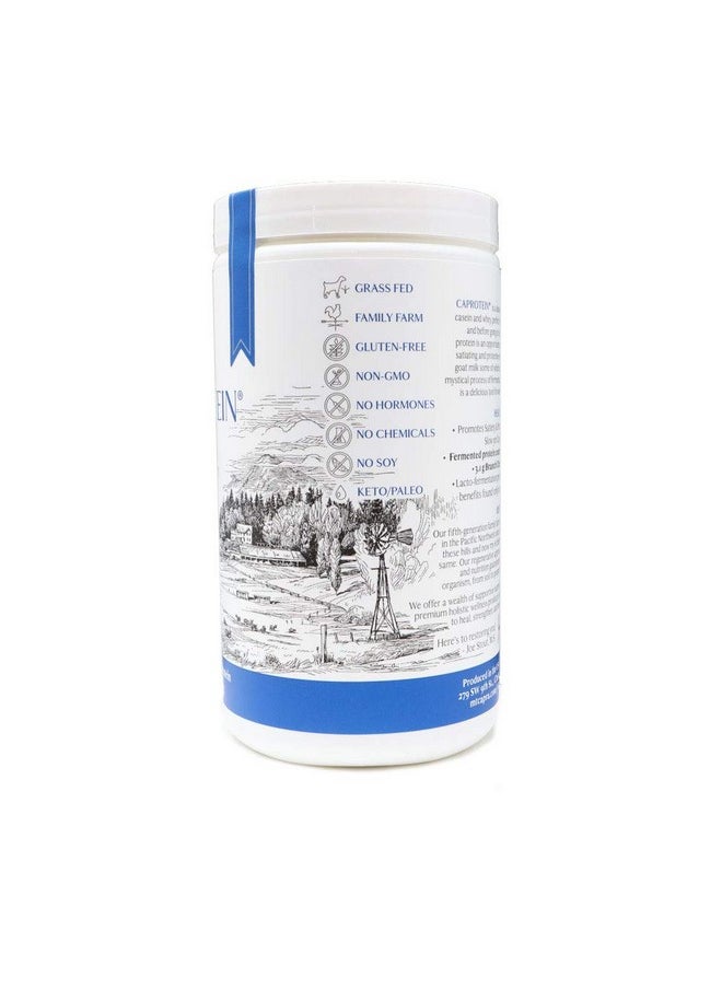 MT. CAPRA SINCE 1928 - Caprotein ; Casein Protein Concentrate Fermented Goat Milk Protein From Grassfed Pastured Goats Extremely Easy To Digest 1 Pound - Image 1