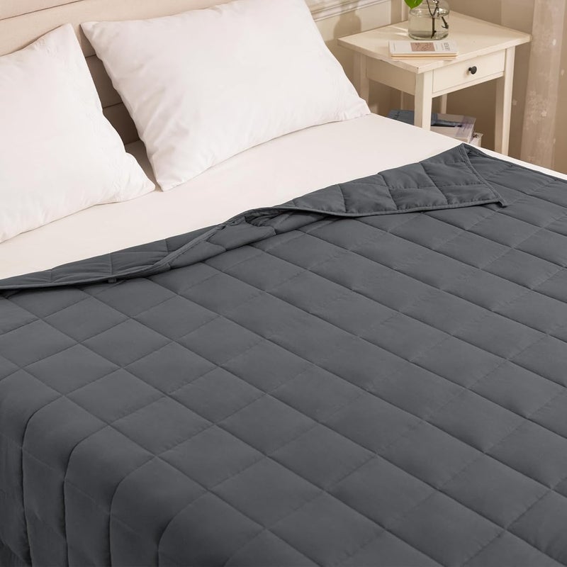 Good Nite Weighted Blanket Adult Stress Relief Therapy Blanket Heavy Weight Blanket for Calm Senses (Grey, 4kg, 125x150cm) - Image 5