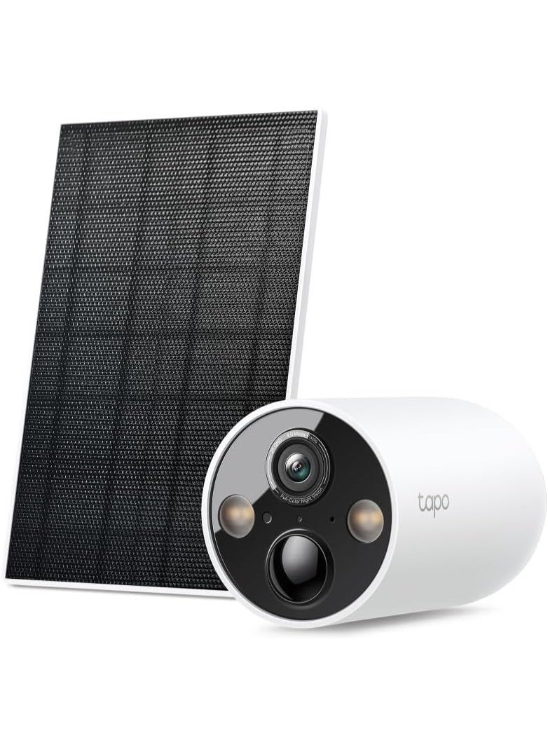 Tp-link Tl Tapo C425 KIT – Smart Wire-Free 2K QHD Security Camera with Solar Panel, Color Night Vision, AI Detection, IP66 Weatherproof, and Two-Way Audio - Image 1