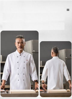 Gasin Chef Jacket Bright White  - Image 4