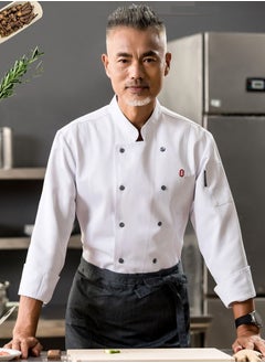 Gasin Chef Jacket Bright White  - Image 1