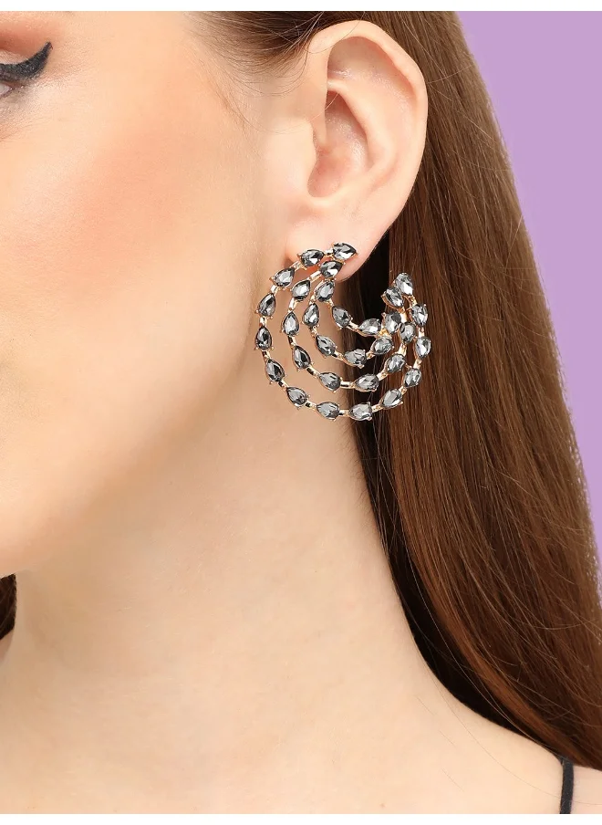 SOHI Party Stud Earrings