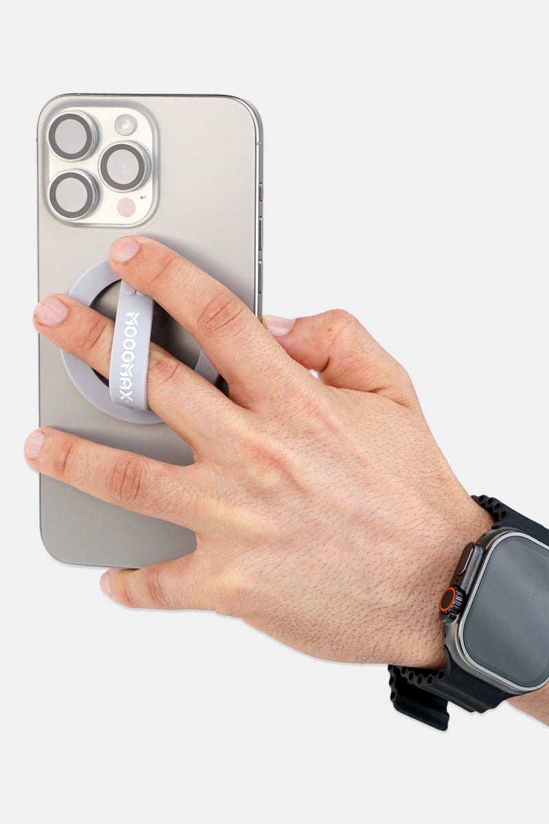 MOOGMAX MX-MH192 Jelly Magnetic Ring Holder, Grey - Image 4