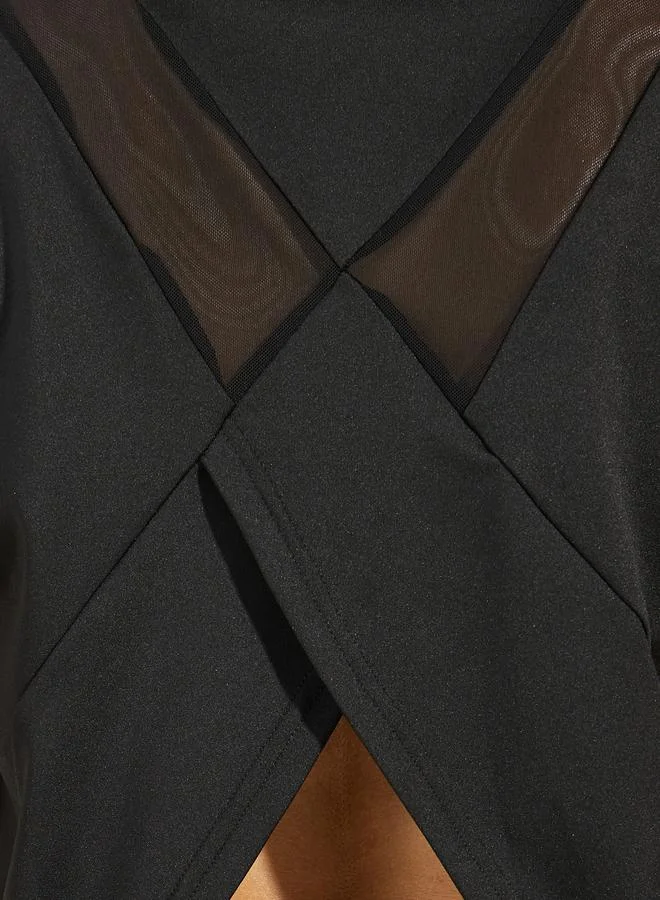ستايلي Dual Back Mesh Panel Top
