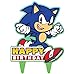 Think Green Fun Sonic Gamer Birthday Cake Topper Party Decor - Image 3