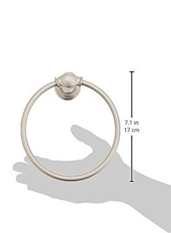 Moen YB8486BN Weymouth Bathroom Hand -Towel Ring, Brushed Nickel - Image 4