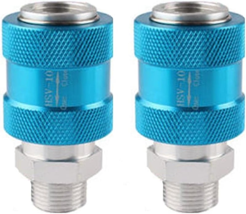 Flow Control Manual Pneumatic Valve HSV 15 One Way Air Line Slide Switch Aluminum Shut Off - Image 5