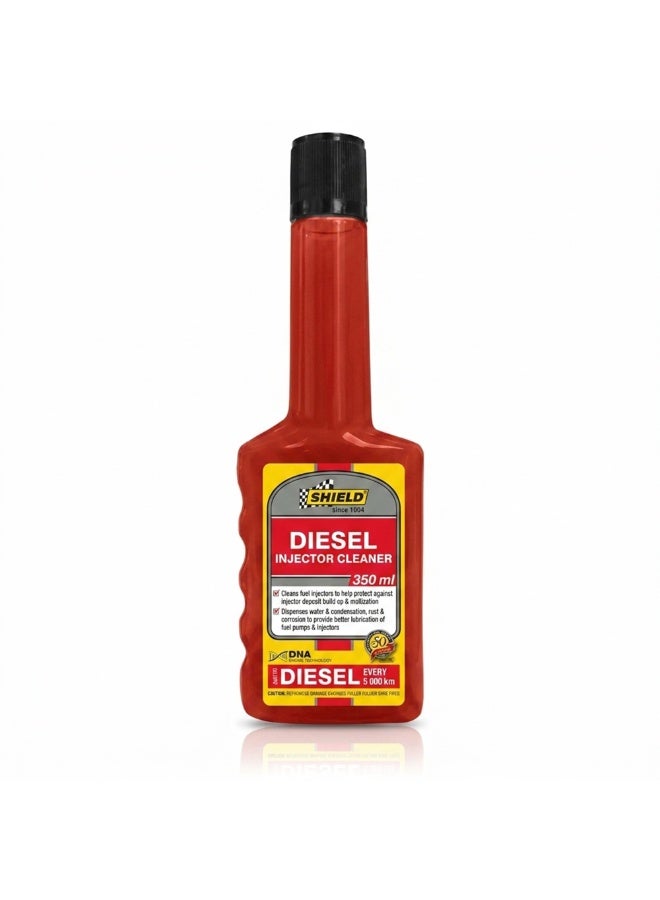 Shield Diesel Injector Cleaner Fuel System Cleaner Removes Deposits Restores Performance Better Lubrication Improves Fuel Economy Anti Corrosion Diesel Additive Auto Care Bottle 350ml Pack KSA - Image 1