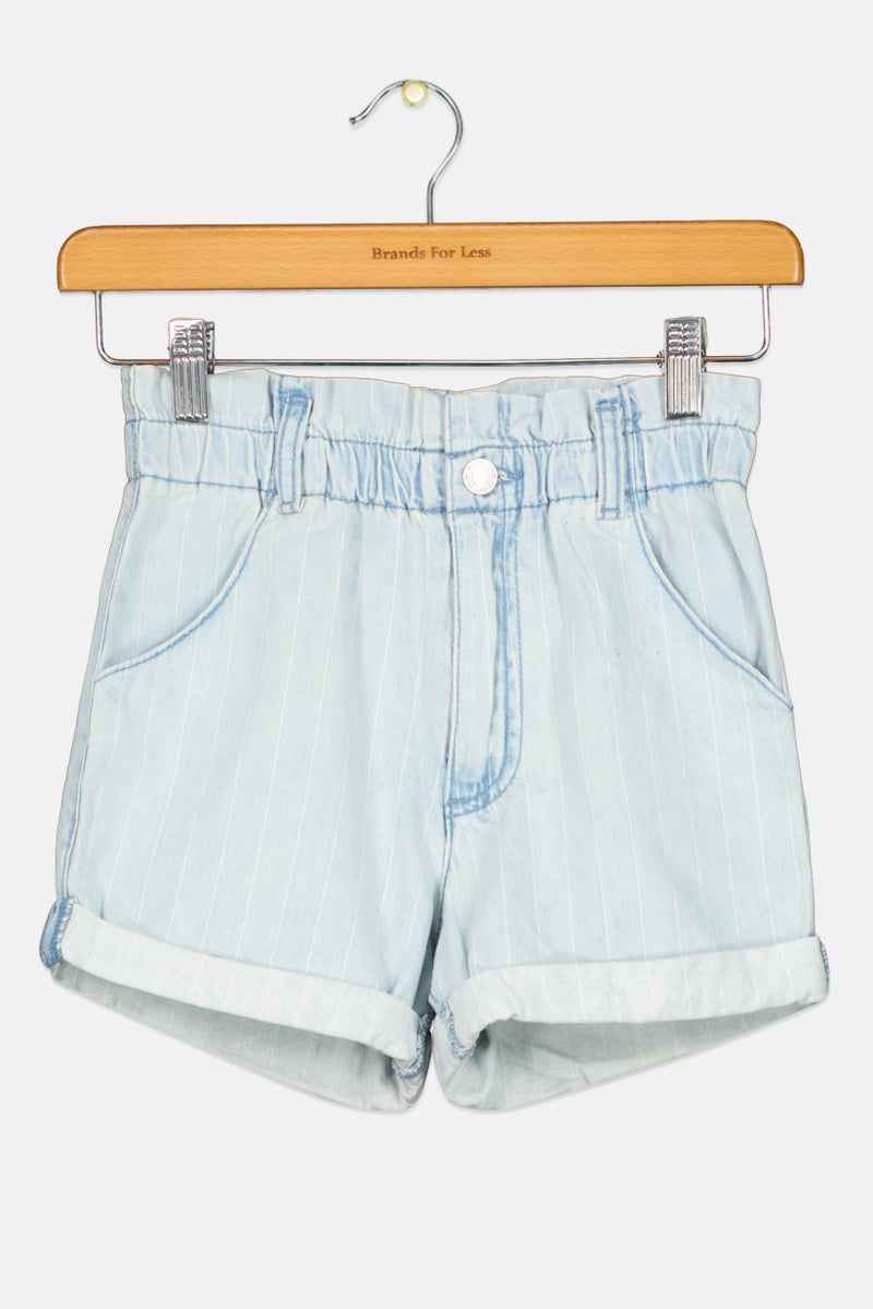 Levi's شورت جينز مخطط للبنات، متعدد الألوان - Image 2