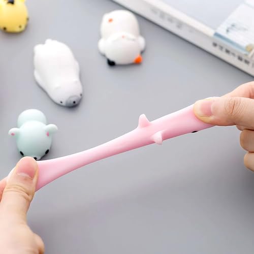 KUUQA 25Pcs Mochi Squishy Toys Kawaii Squishies Animals Panda Cat Paw Cute Mini Soft Squeeze Stress Reliever Balls Toys Birthday Party Bag Gifts Favours for Kids Adult - Image 5