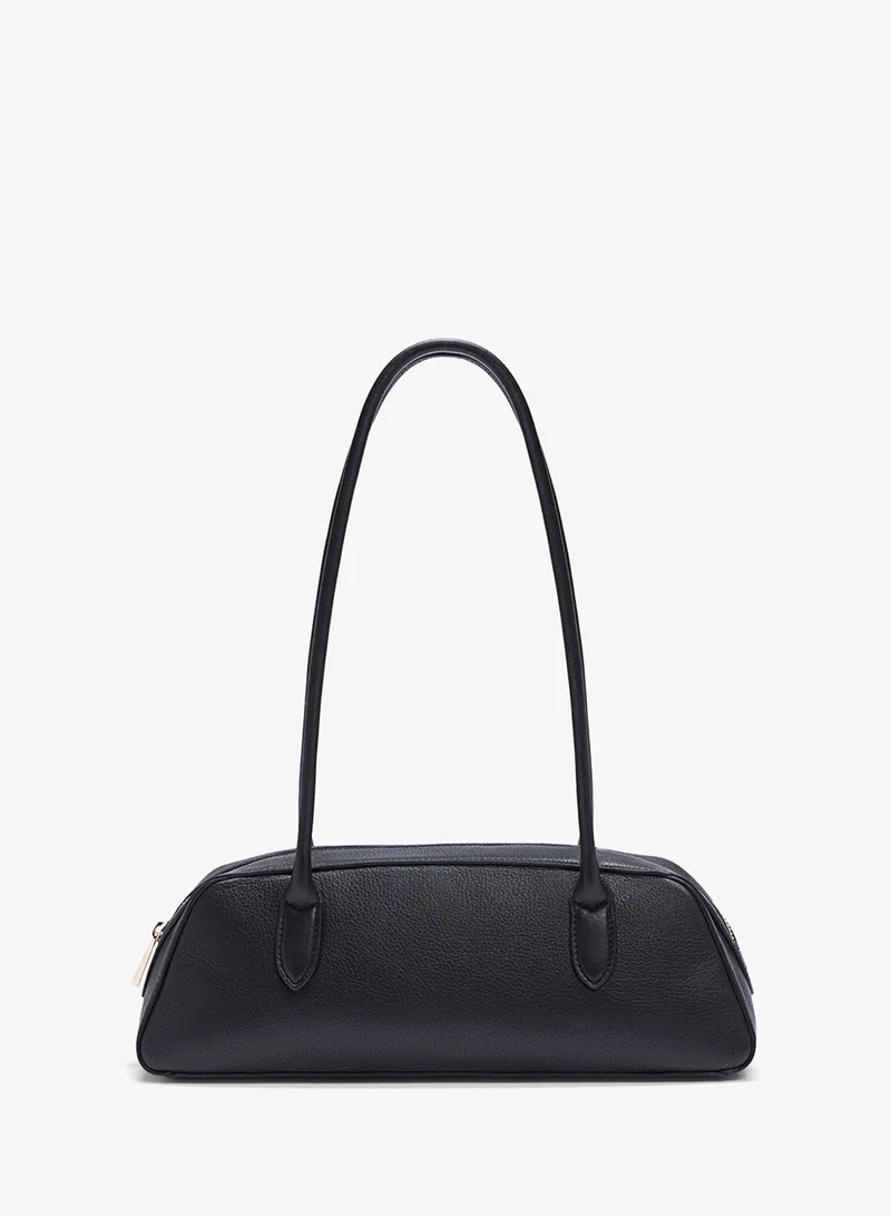 Sam Edelman Black Nori Medium Bowler Satchel for Women | Best Price UAE