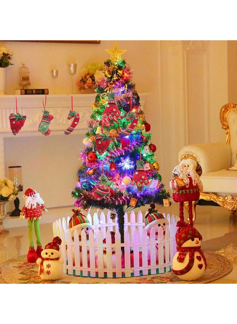 AUTOYSUR Christmas Tree Ornaments Decorations,6pcs Christmas Tree Pendant Decorations,Christmas Hanging Pendant for Christmas Birthday Holiday Party Decor - Image 4